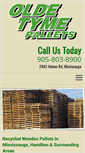 Mobile Screenshot of oldetymepallets.com