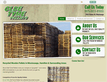 Tablet Screenshot of oldetymepallets.com